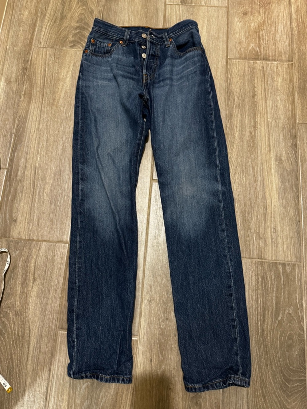 Levi's 501 Dark Blue Jeans